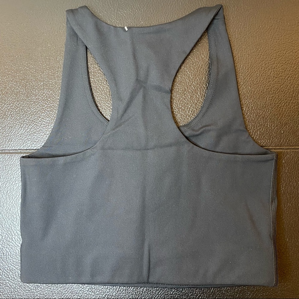 GIRLFRIEND COLLECTIVE black Paloma racerback sports bra S NEW - Picture 10 of 13